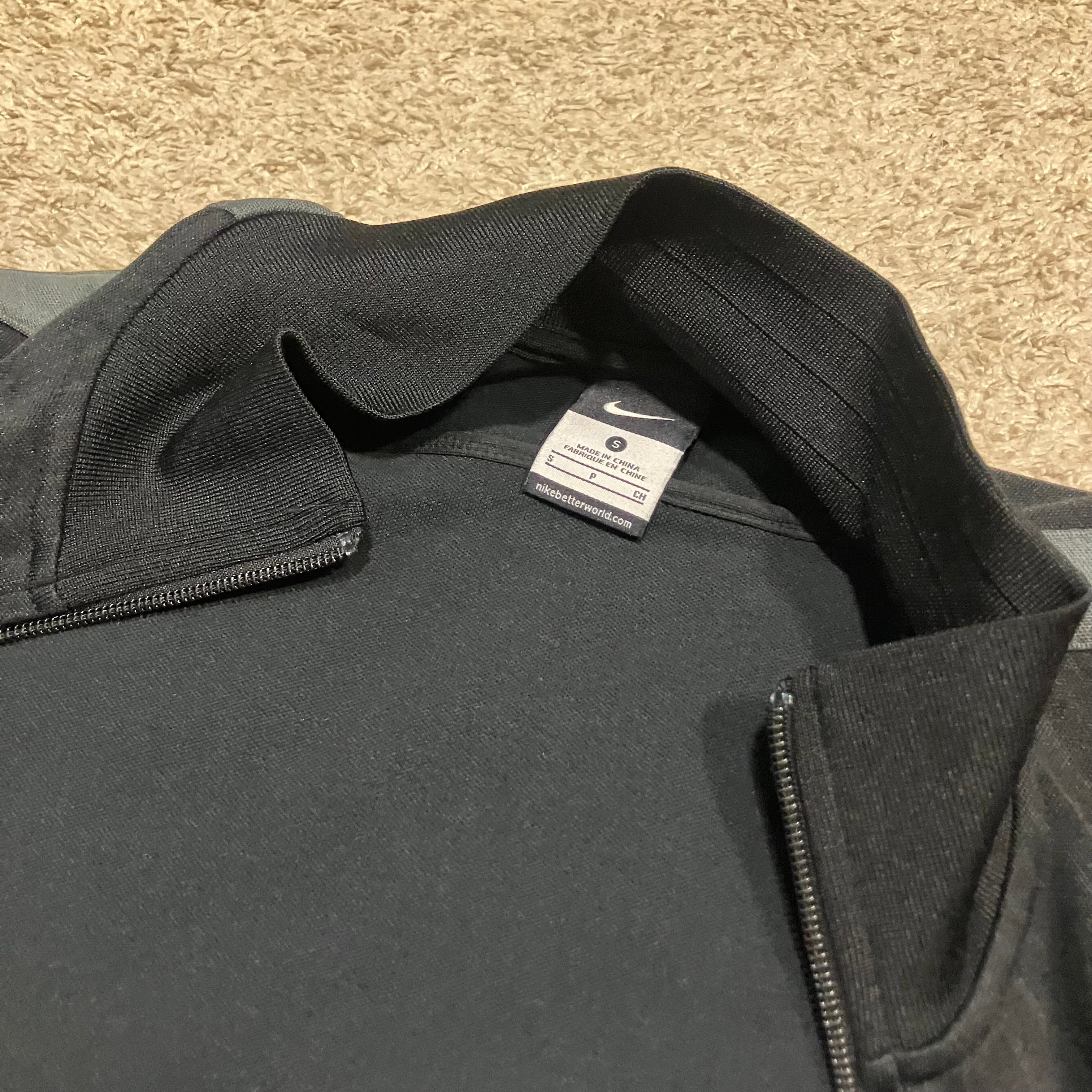 Portugal Black Full Zip Pre-Match Nike Jacket Small