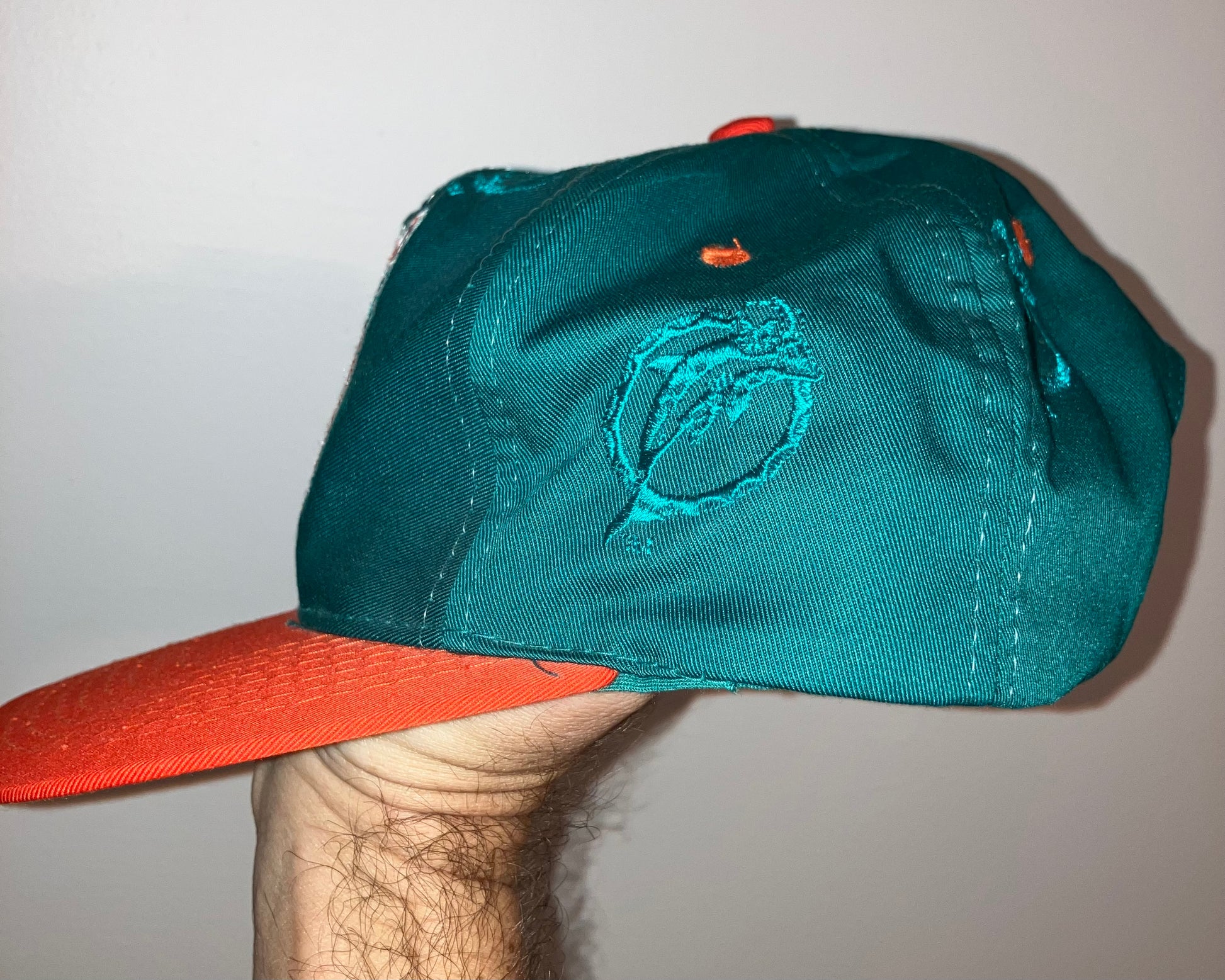 Miami Dolphins Sprinkle Aqua Logo 7 Snapback Hat