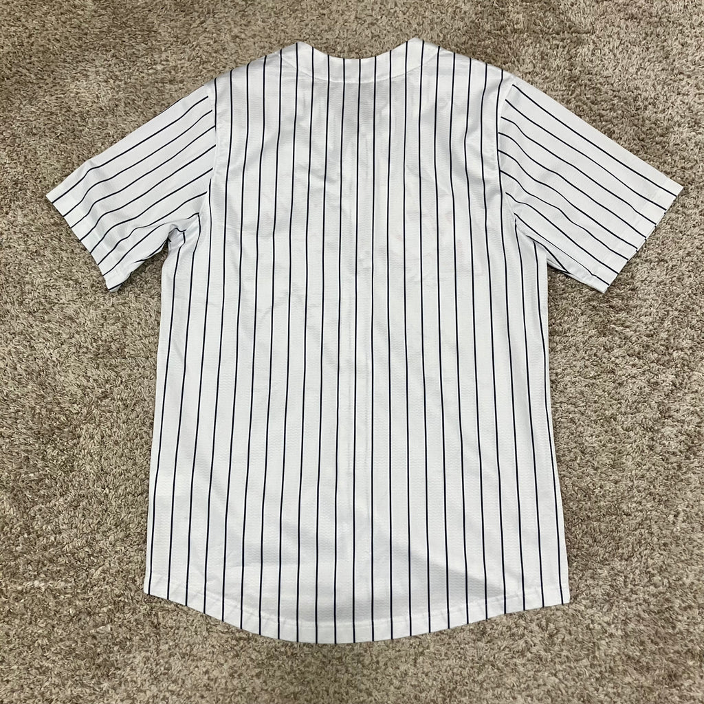 Ole Miss Rebels Pinstripe Baseball Nike Jersey Medium