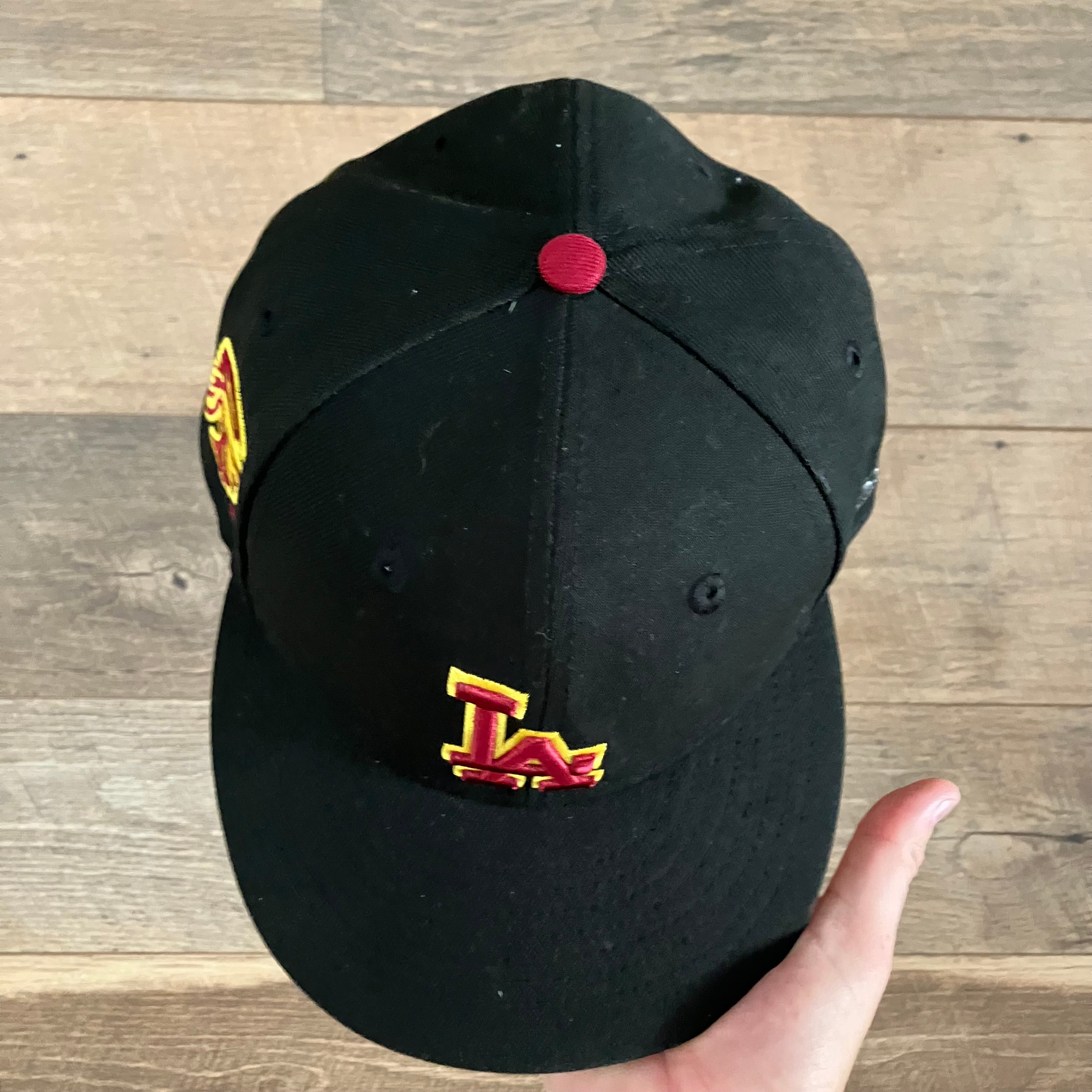 Los Angeles Dodgers x USC Trojans New Era Fitted Black Hat 7 5/8