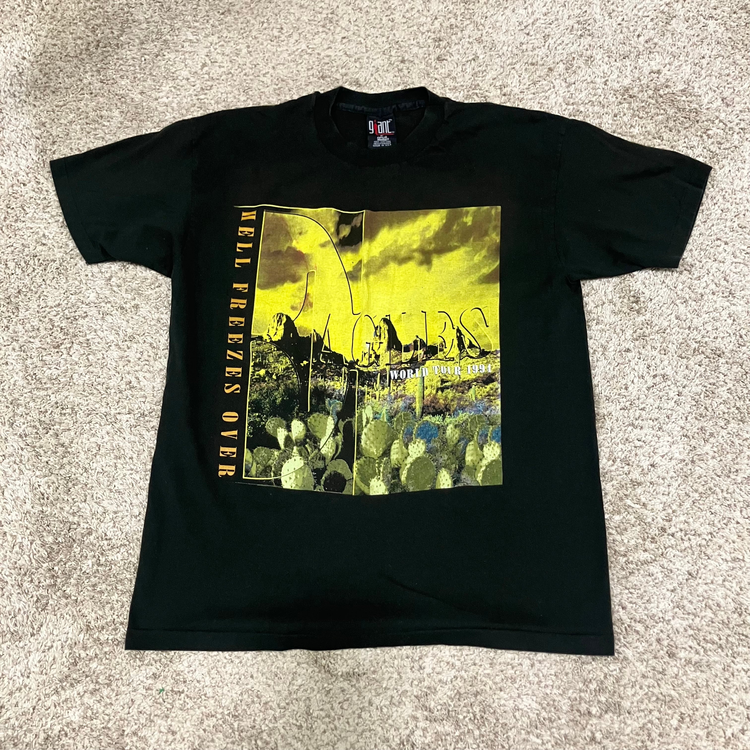 1994 Eagles Hell Freezes Over Tour Giant Black Shirt XL