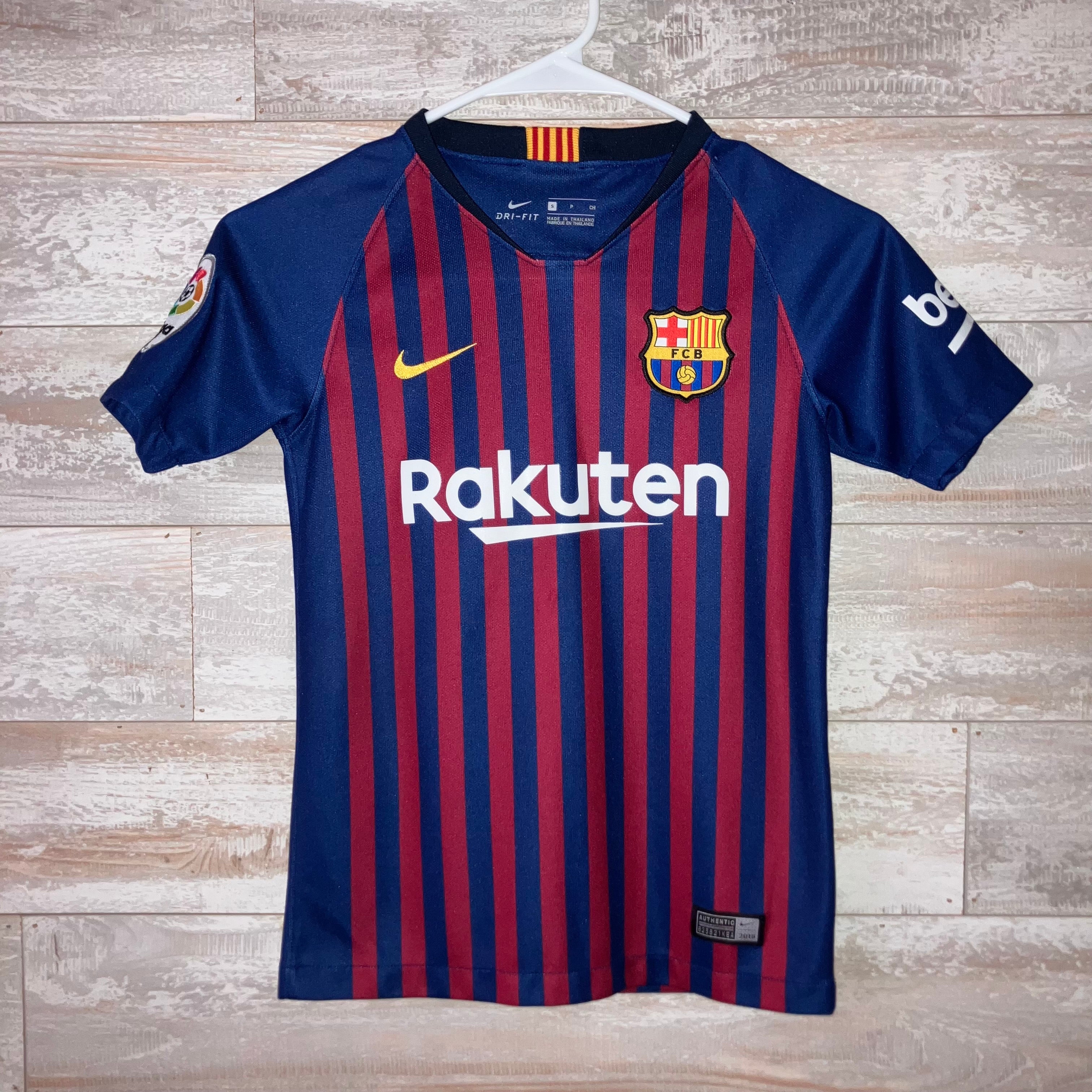 FC Barcelona Kids 2018/19 Home Nike Jersey Small