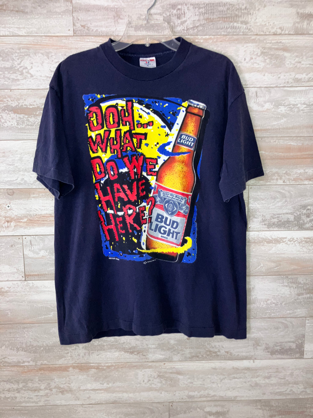 1997 Bud Light 'What Do We Have Here' T-Shirt XL