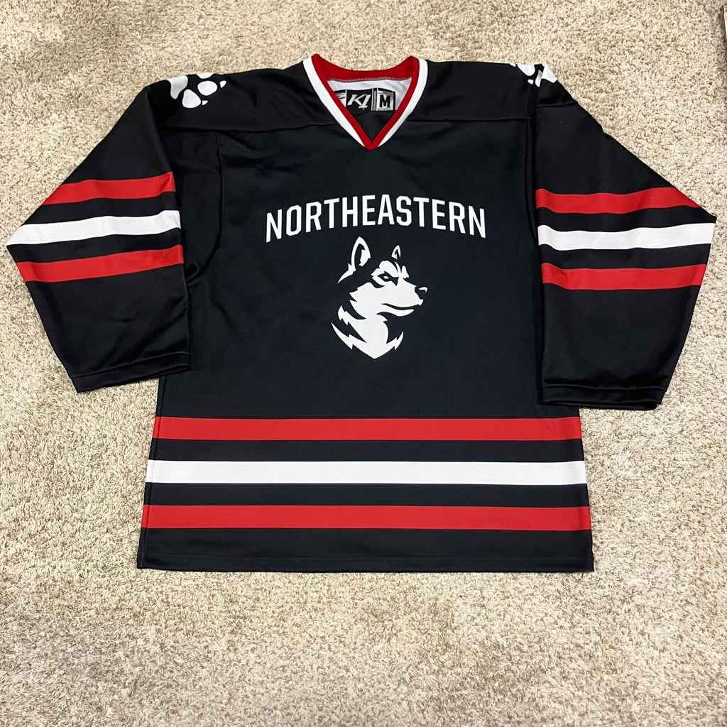 Northeastern Huskies K1 Black Hockey Jersey Medium