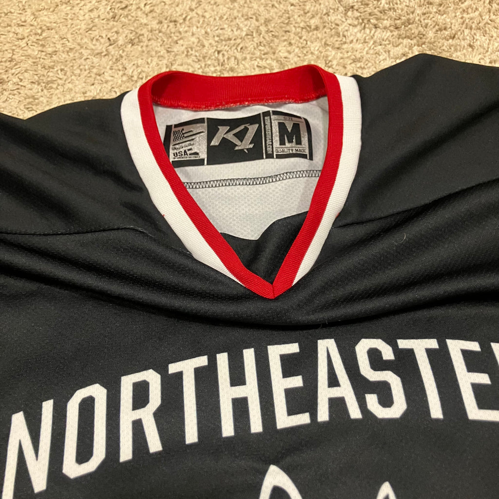 Northeastern Huskies K1 Black Hockey Jersey Medium