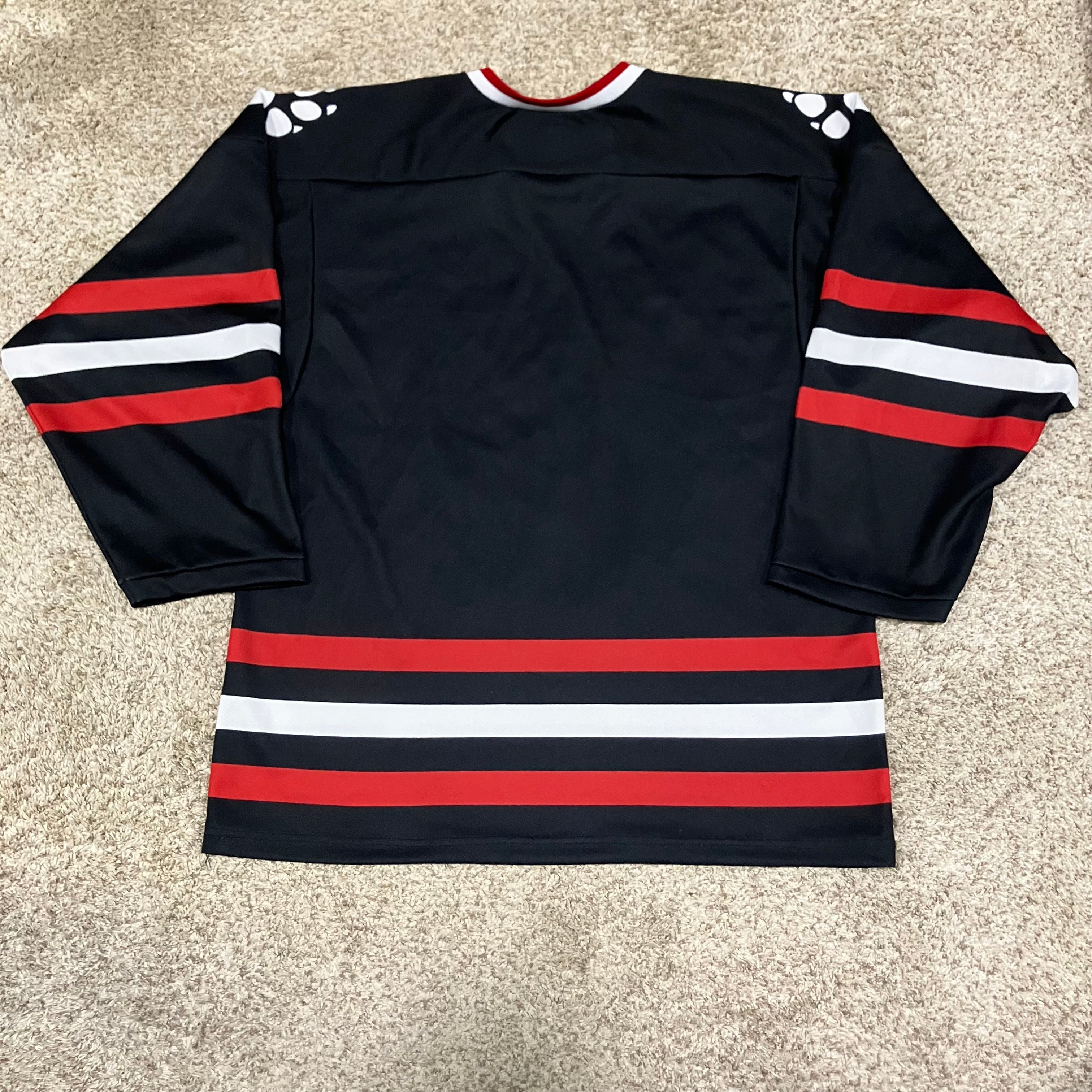 Northeastern Huskies K1 Black Hockey Jersey Medium