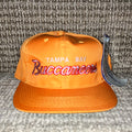 Tampa Bay Buccaneers NWT Sports Specialties Twill Script Orange Snapback Hat