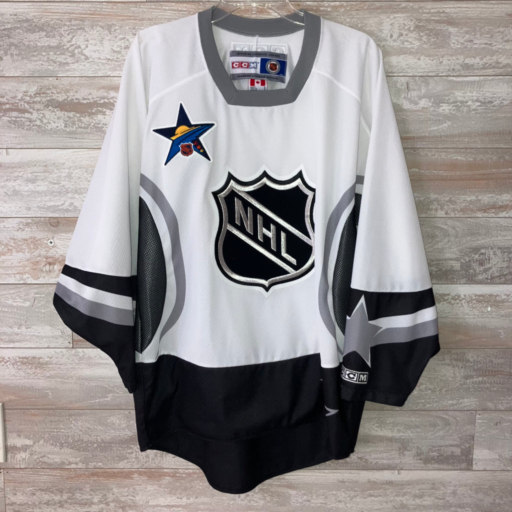 2003 NHL All Star Game White CCM Jersey Florida Panthers Sunrise Medium