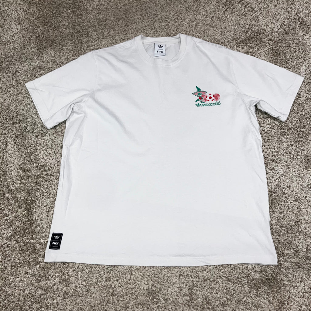 1986 Mexico World Cup adidas FIFA Classics Cotton Shirt 2XL