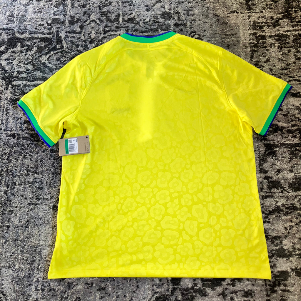 NWT Brazil 2022 Home Nike World Cup Yellow Jersey XL
