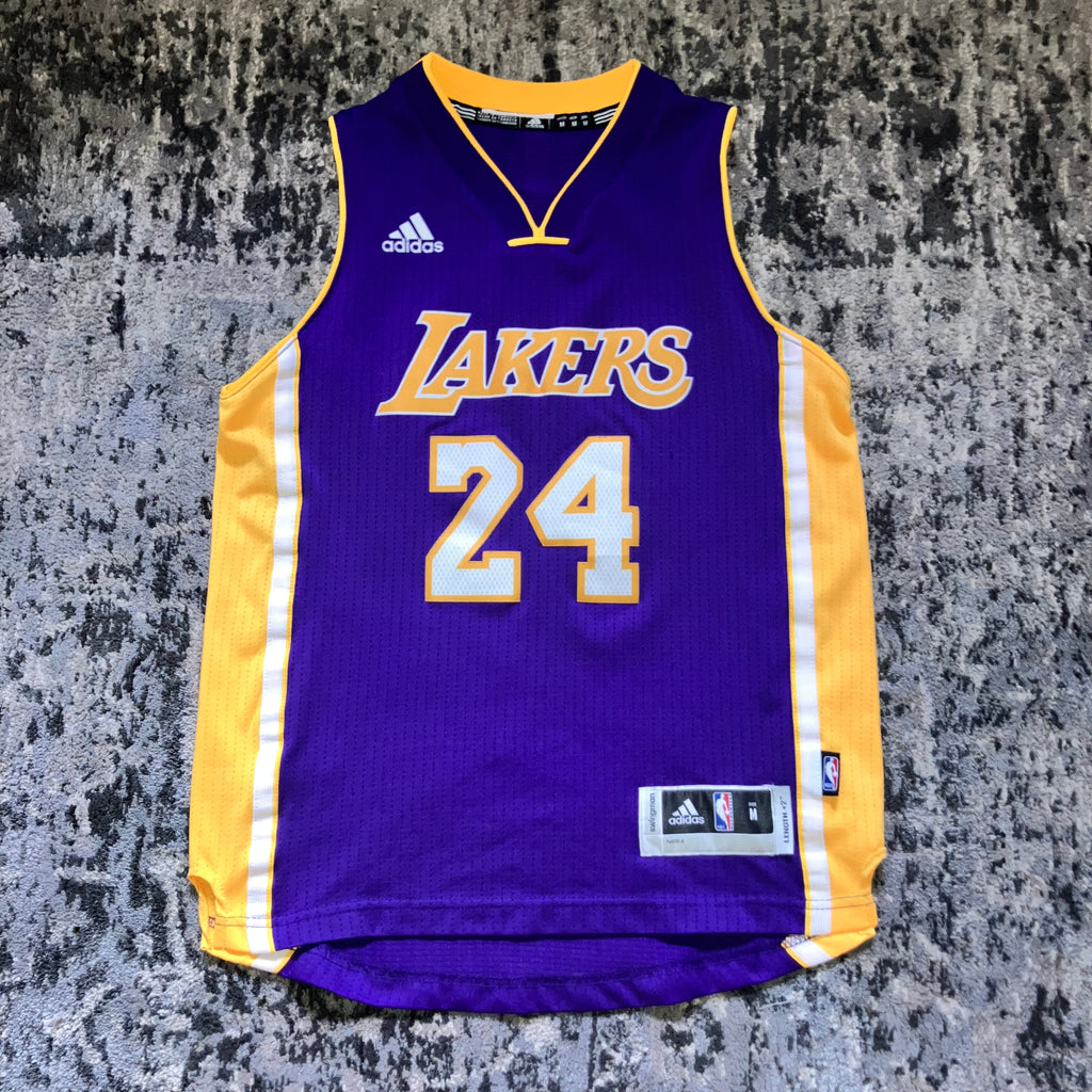 Kids Kobe Bryant Los Angeles Lakers Purple Swingman Jersey Medium