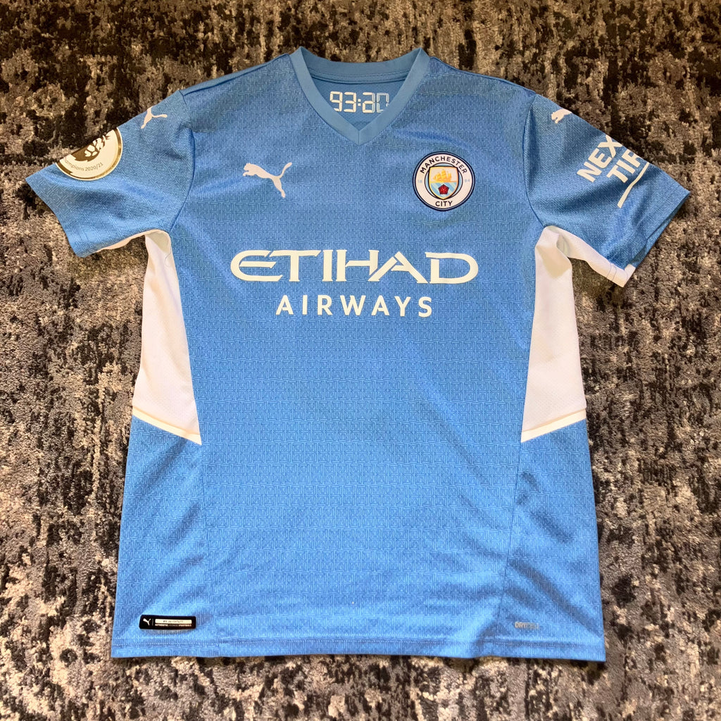 Ruben Dias Youth Manchester City 2021/22 Home Puma Jersey XL