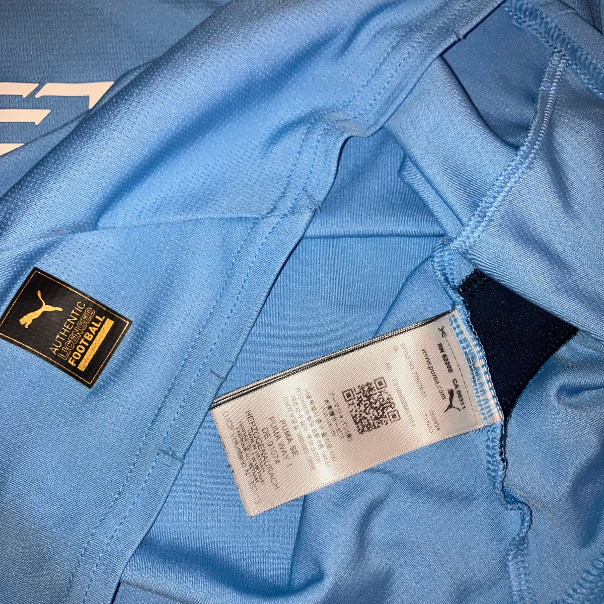 Jack Grealish Kids 2024/25 Manchester City Home Puma Blue Jersey Small