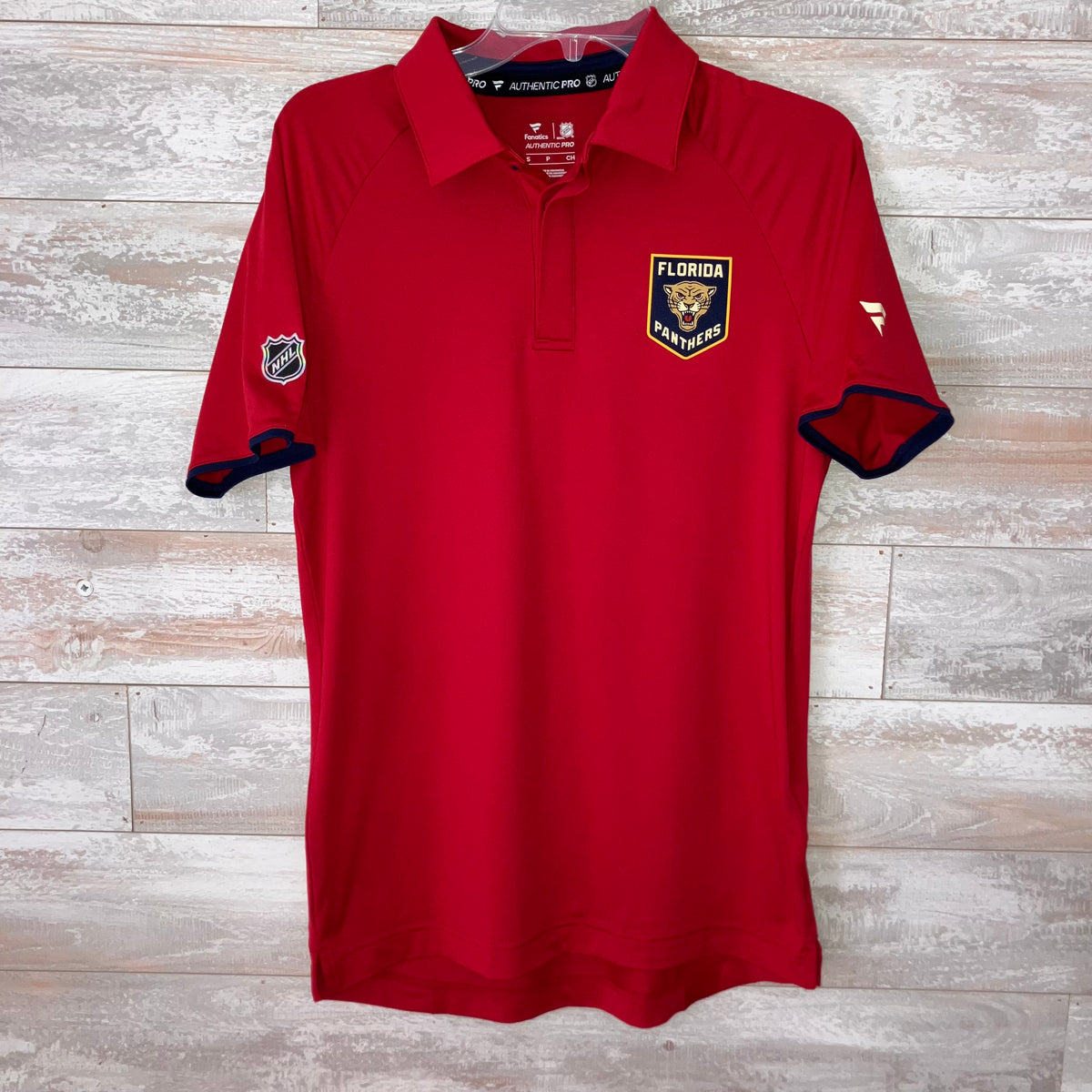 2026 Florida Panthers Winter Classic Fanatics Pro Red Polo Small