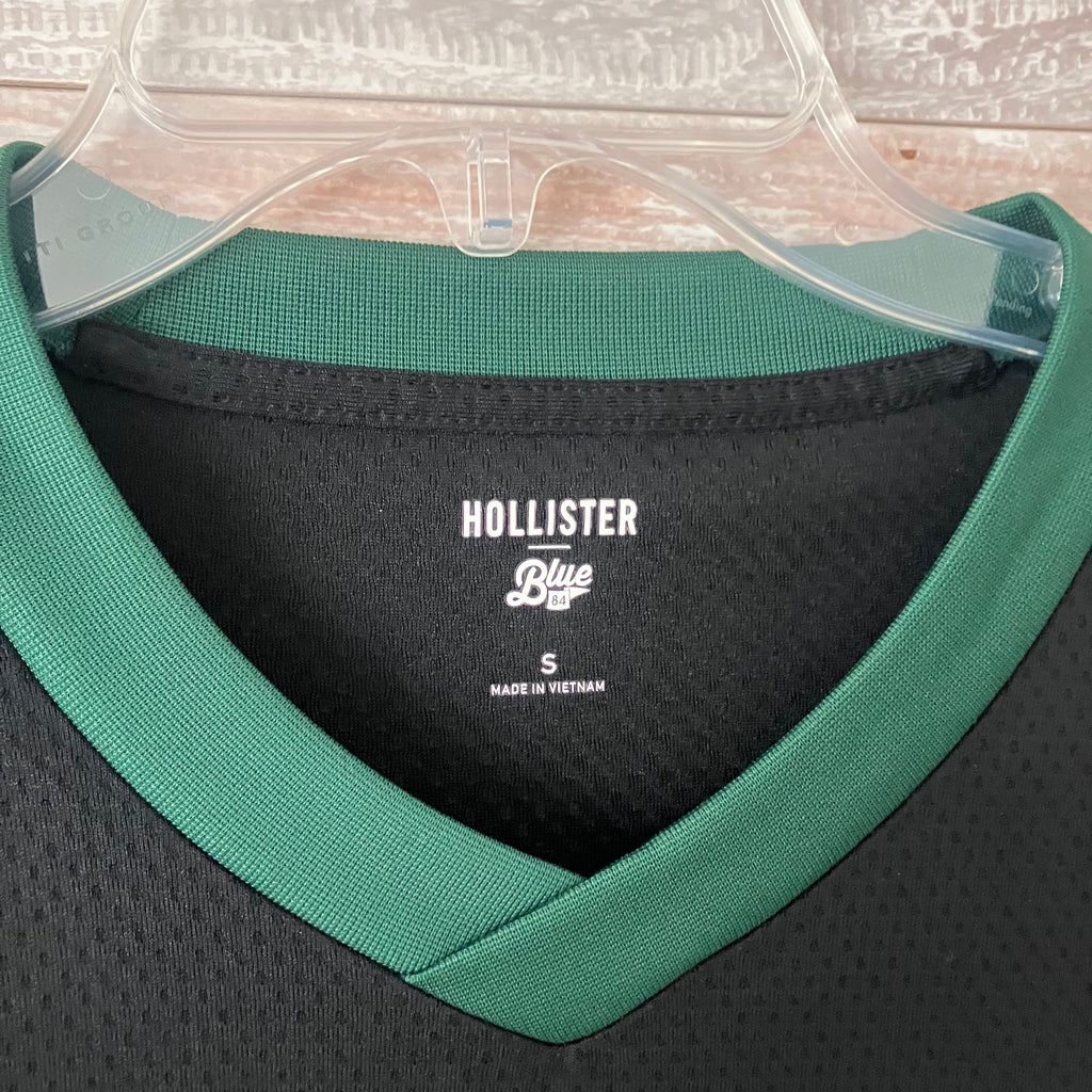 Miami Hurricanes Black Hollister Hockey Jersey Small