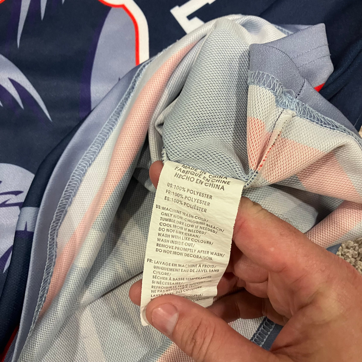 FAU Owls Club Hockey Navy Jersey L #50