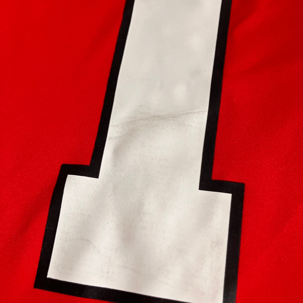 UGA Georgia Bulldogs #1 Red Nike Home Jersey XL
