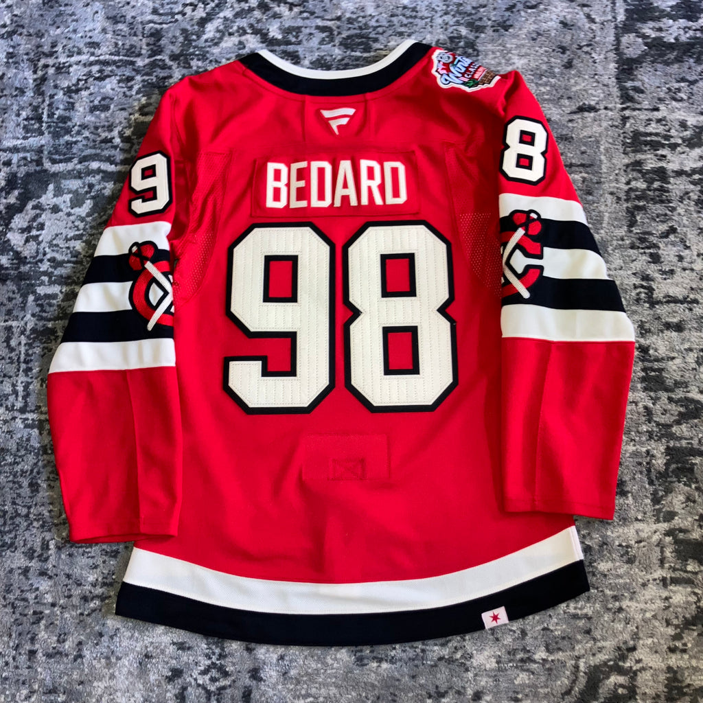Connor Bedard 2025 Chicago Blackhawks Fanatics Winter Classic Jersey 42