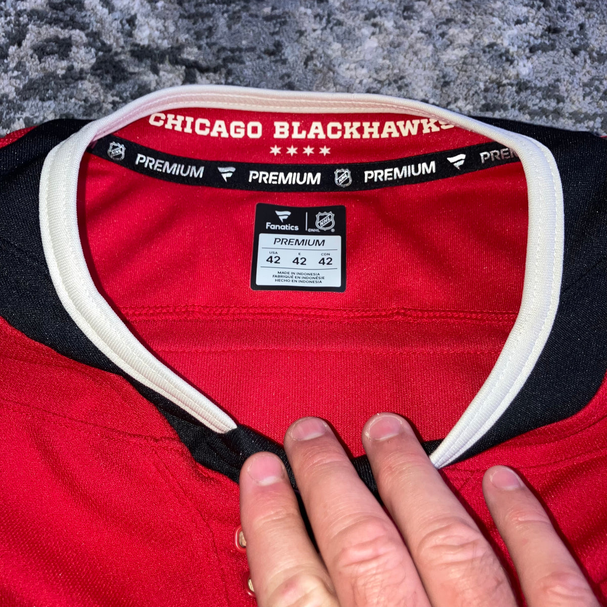 Connor Bedard 2025 Chicago Blackhawks Fanatics Winter Classic Jersey 42