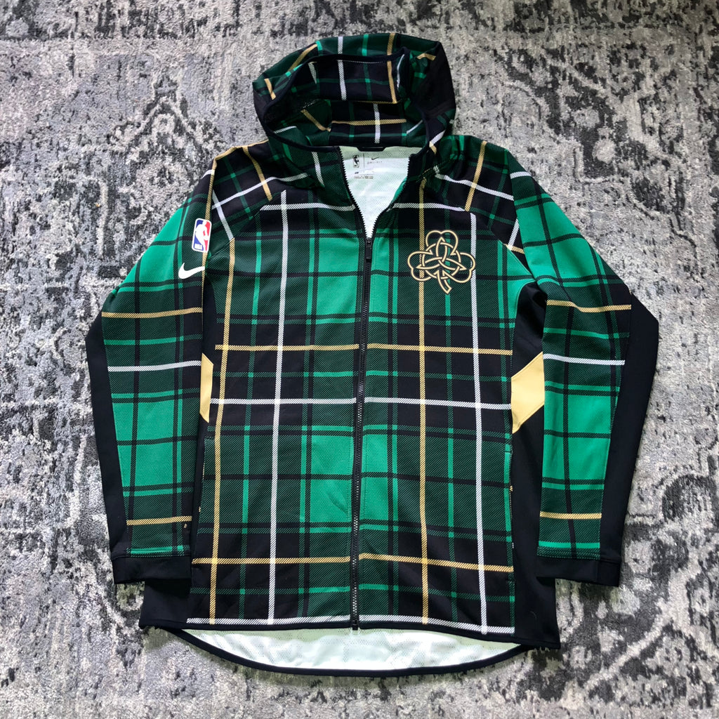 Boston Celtics 2019 Showtime Nike Sideline Green Hoodie Large