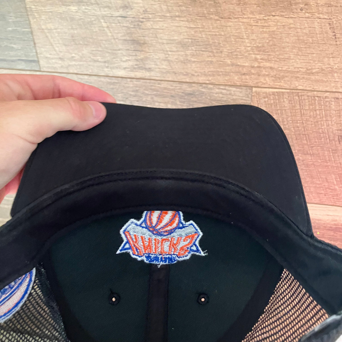 New York Knicks Black '47 Trucker Hat