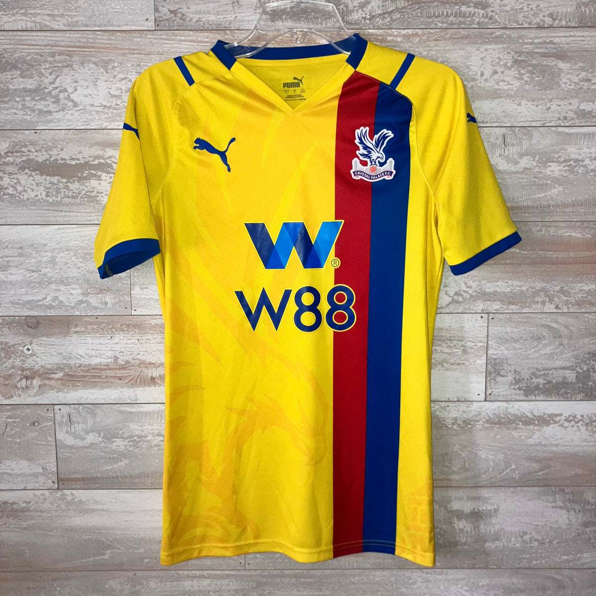 Crystal Palace 2021/22 Away Yellow Puma Jersey Small