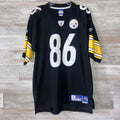 Hines Ward Pittsburgh Steelers Black Reebok Jersey Large