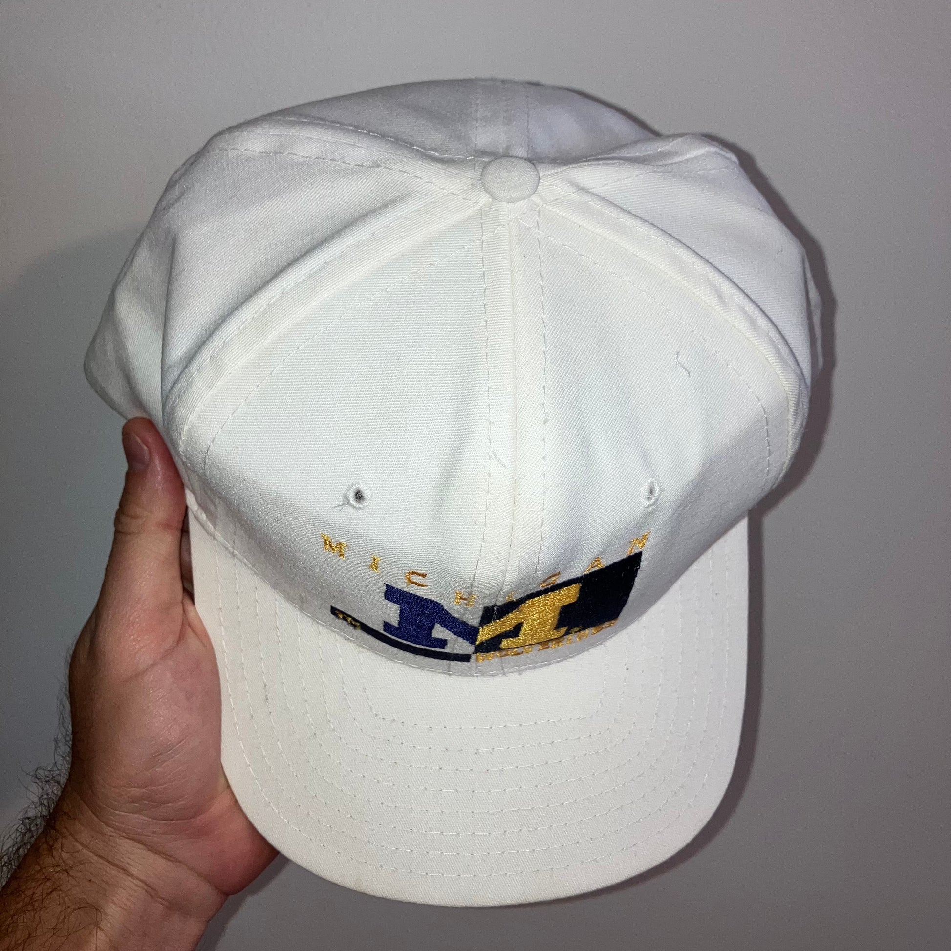 Michigan Wolverines Split Signature Snapback Hat