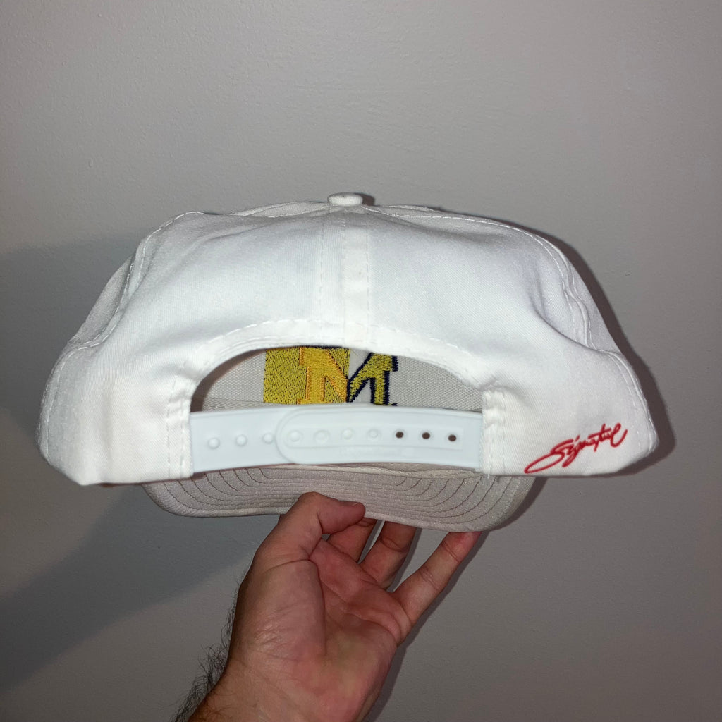 Michigan Wolverines Split Signature Snapback Hat