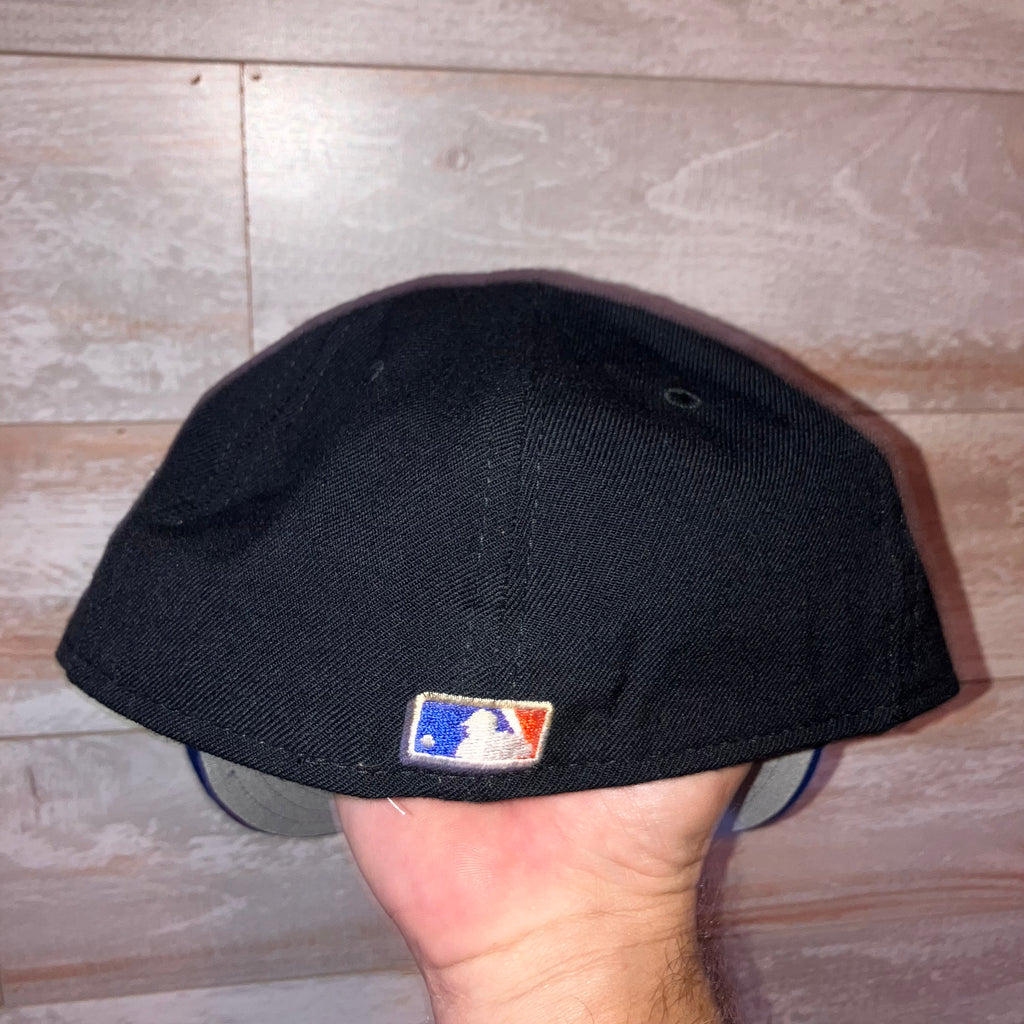 New York Mets 2000 World Series Original Fitted Black Hat 7 1/8