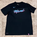 Miami Heat 2018 Black Nike Vice Shirt Large