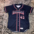 Jupiter Hammerheads USA Wilson MiLB Blue Flag Jersey 48 #43