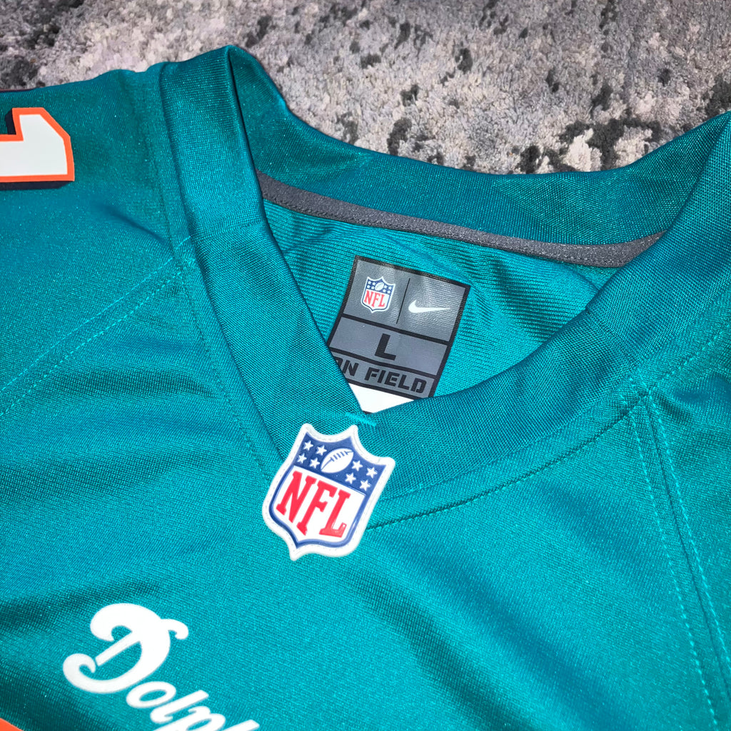 Cam Wake 2012 Miami Dolphins Aqua Nike Jersey Large