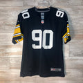 TJ Watt Kids Pittsburgh Steelers Alternate Black Nike Jersey Large