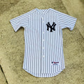 New York Yankees 6200 Majestic Home Pinstripe Jersey 40