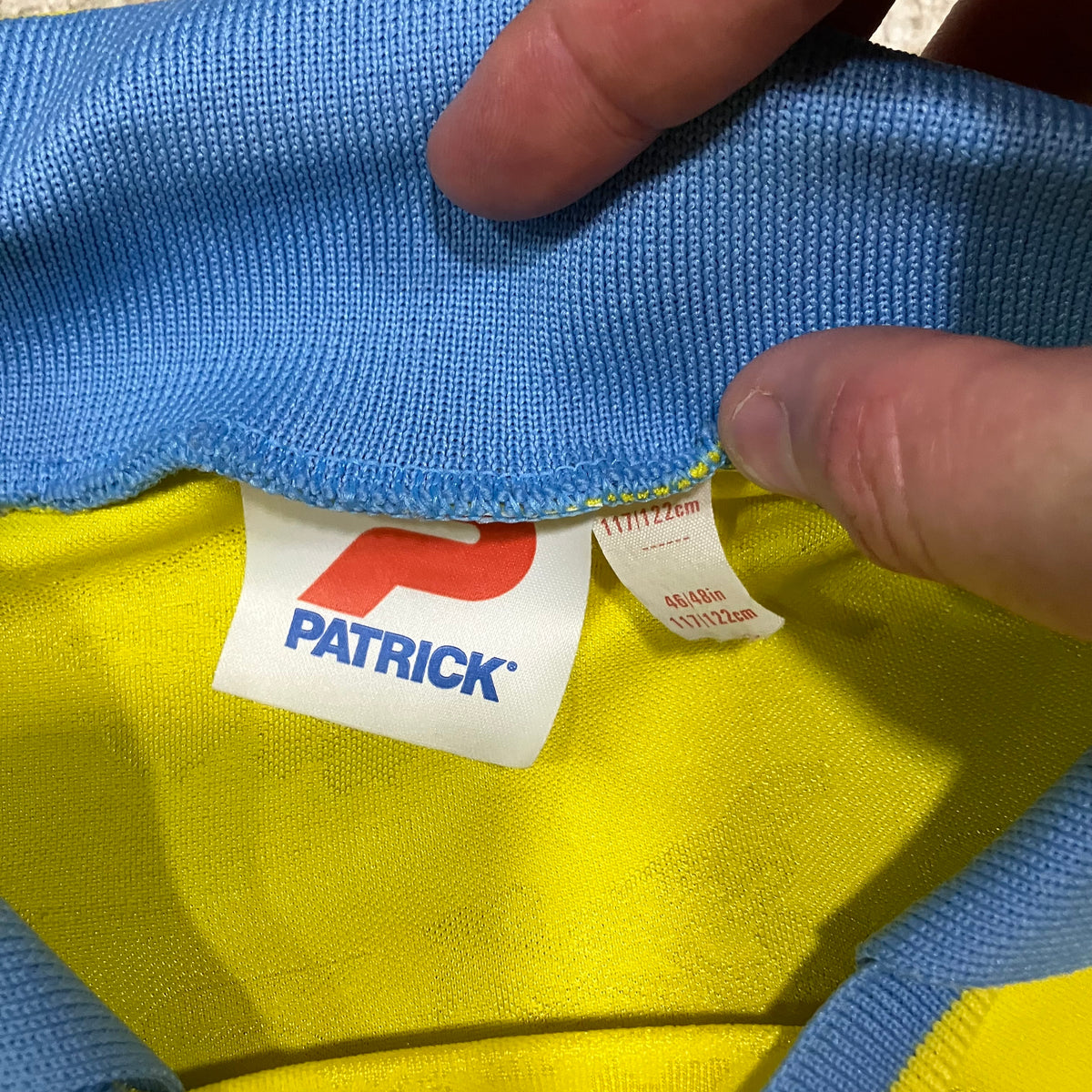 West Brom 1995/1997 Away Yellow Patrick Jersey XL