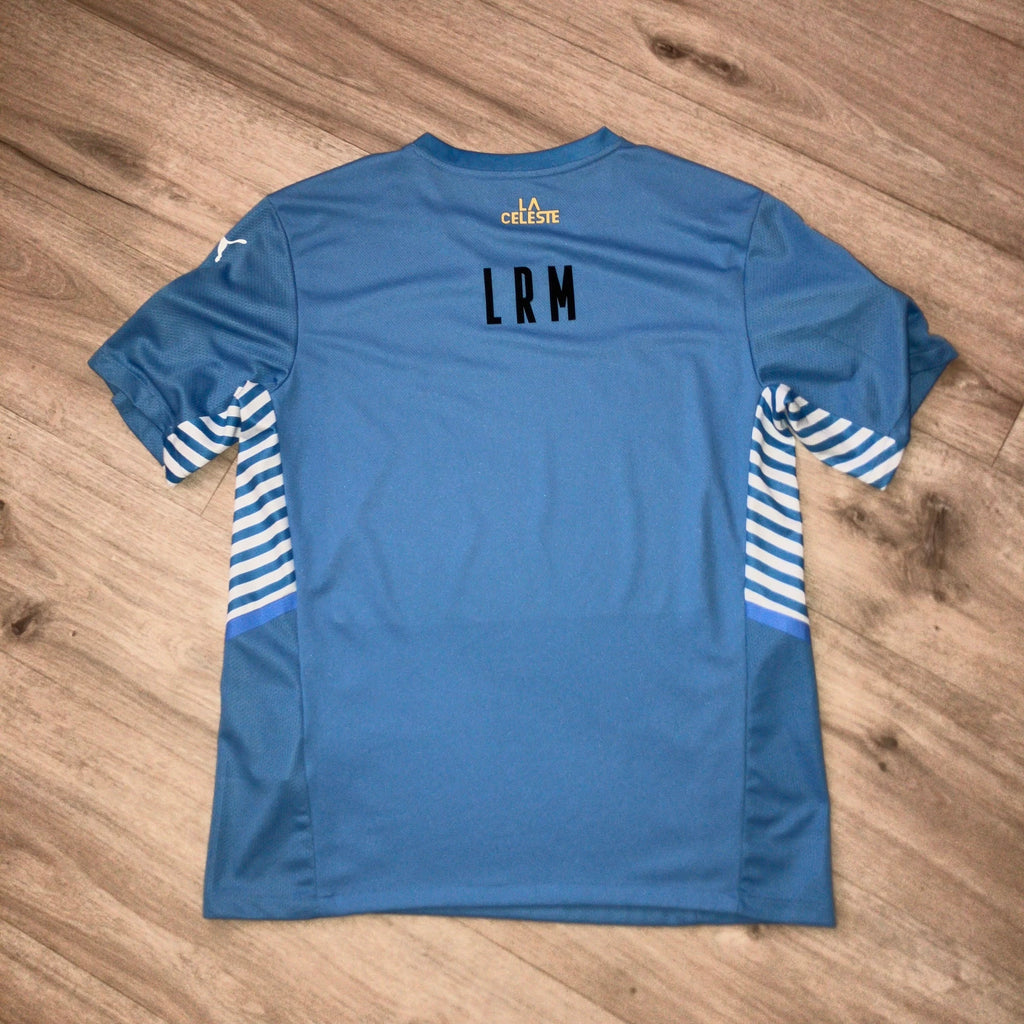 2021 Uruguay Home Copa America Puma Blue Jersey Large