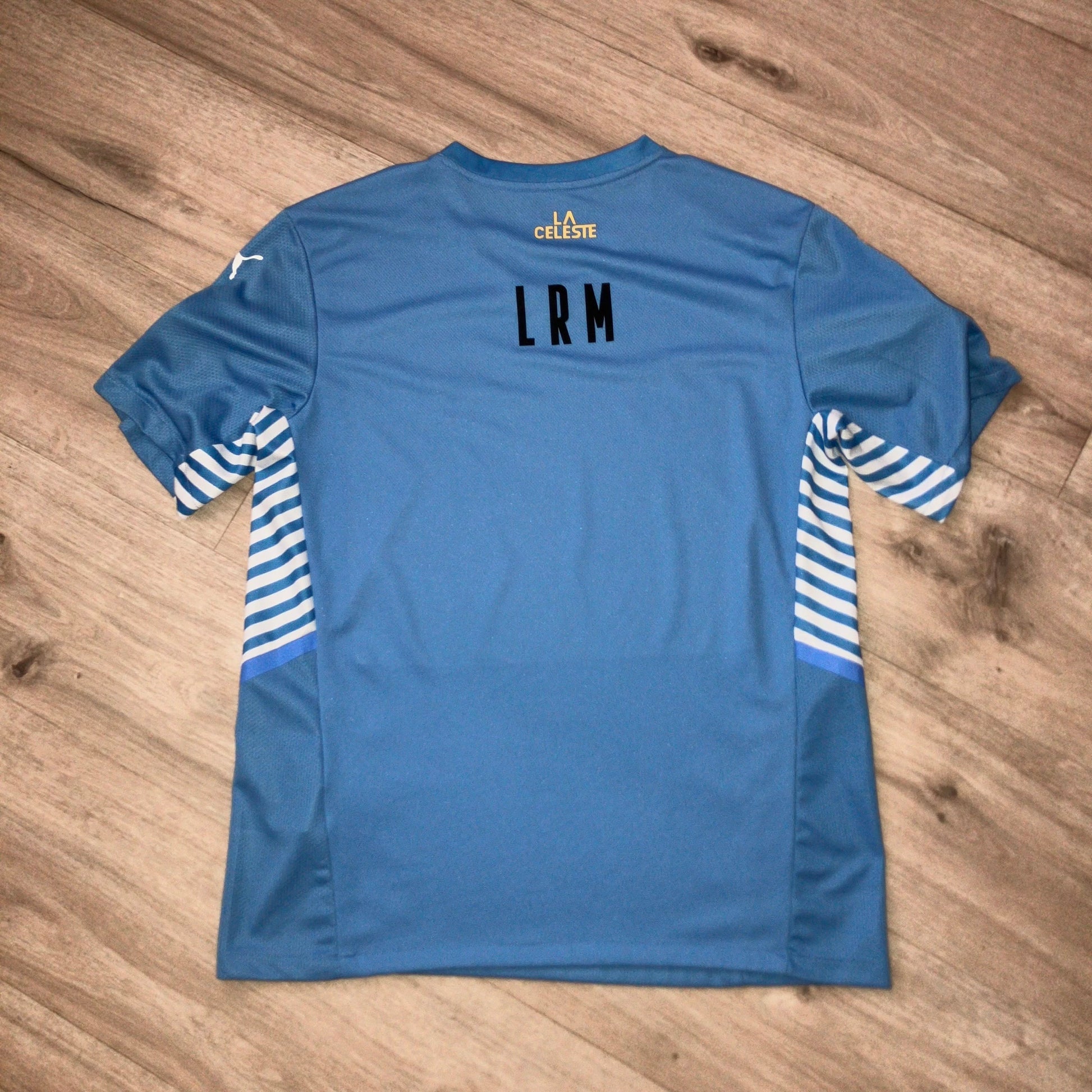 2021 Uruguay Home Copa America Puma Blue Jersey Large