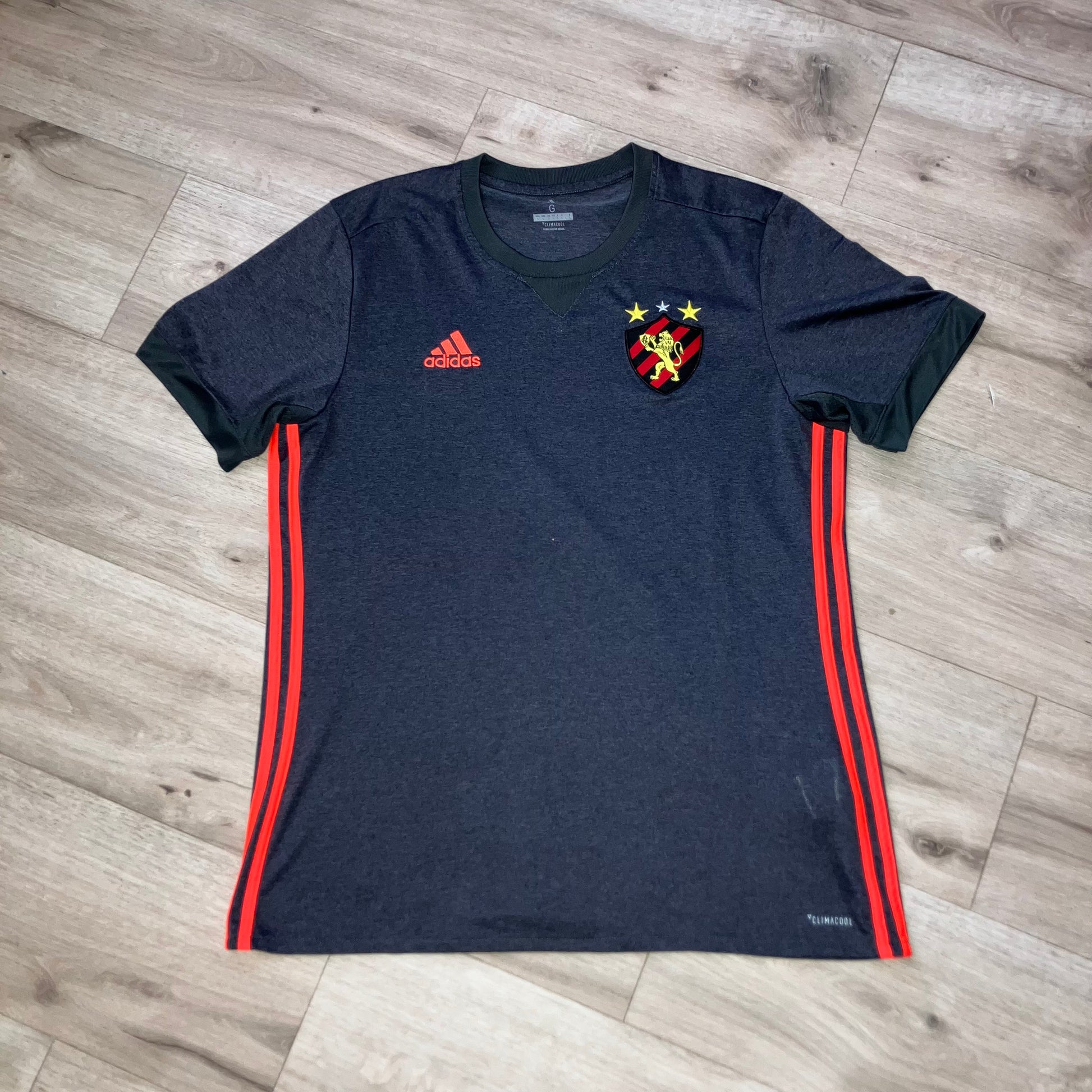 Sporting Recife 2018 Away Gray adidas Jersey Large