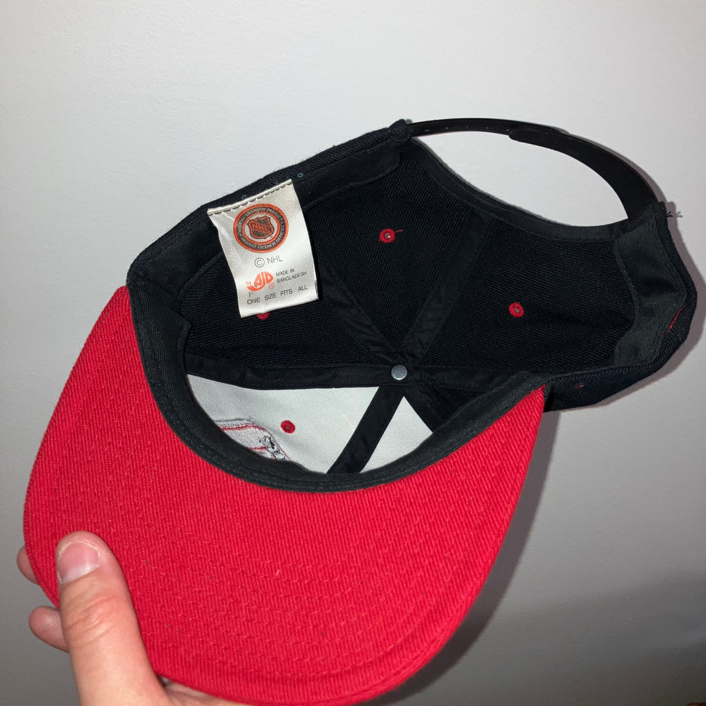 Ed Belfour Chicago Blackhawks AJD Black Snapback Hat