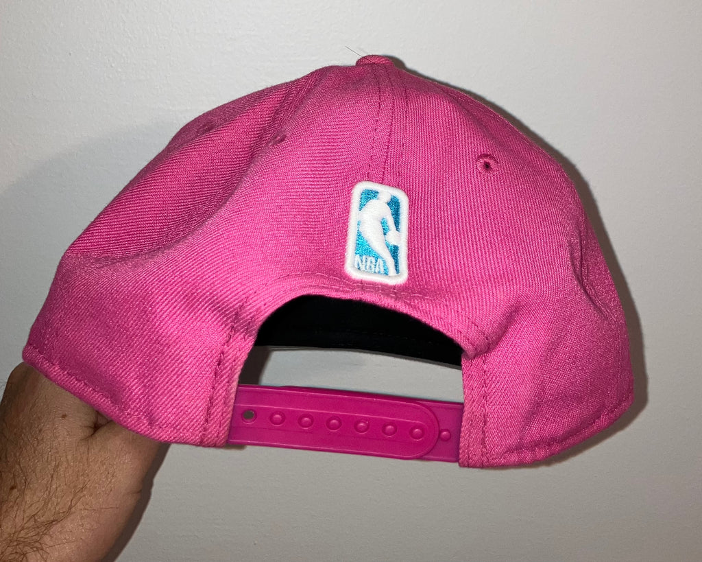 Miami Heat Pink Vice Script New Era Snapback Hat