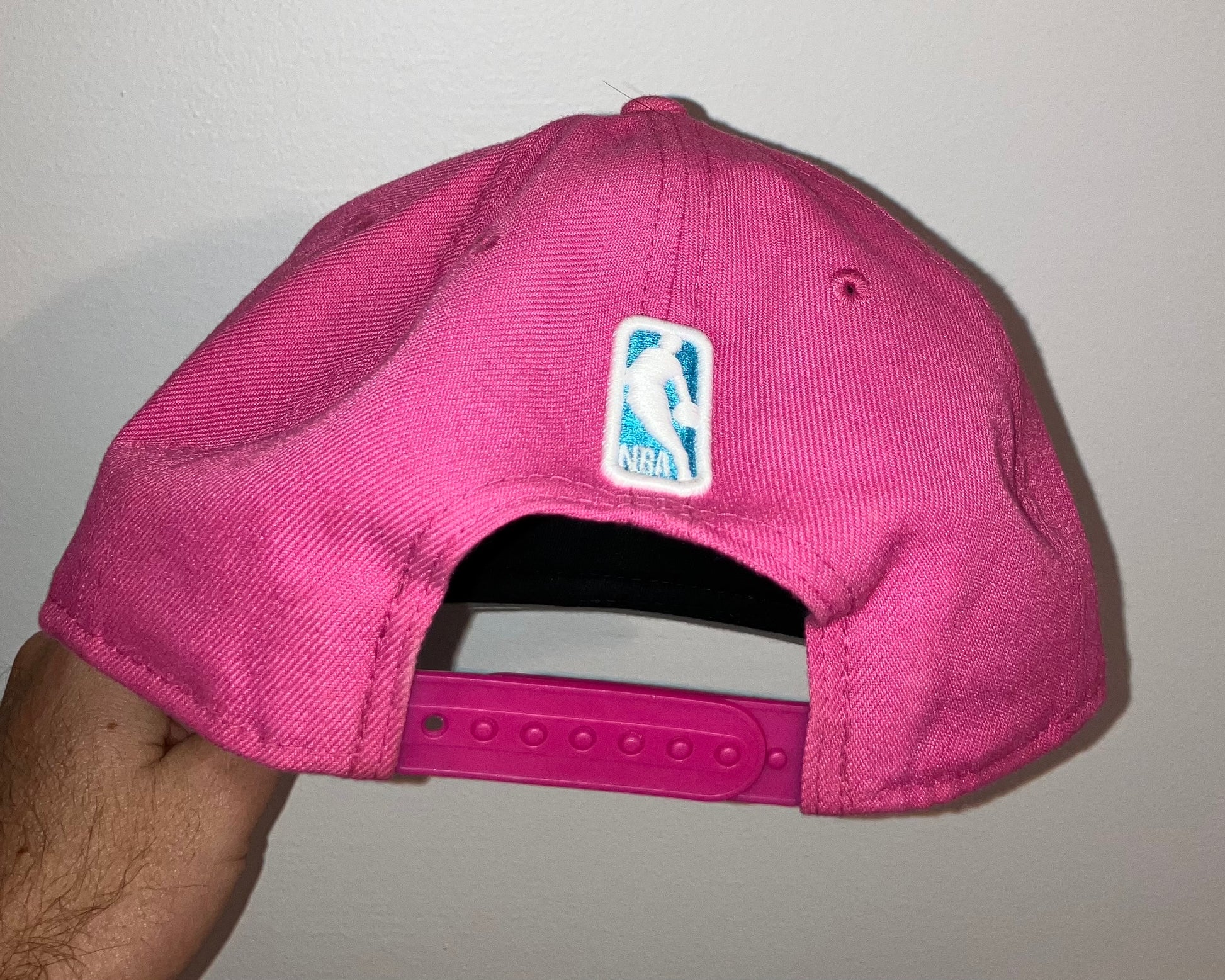 Miami Heat Pink Vice Script New Era Snapback Hat