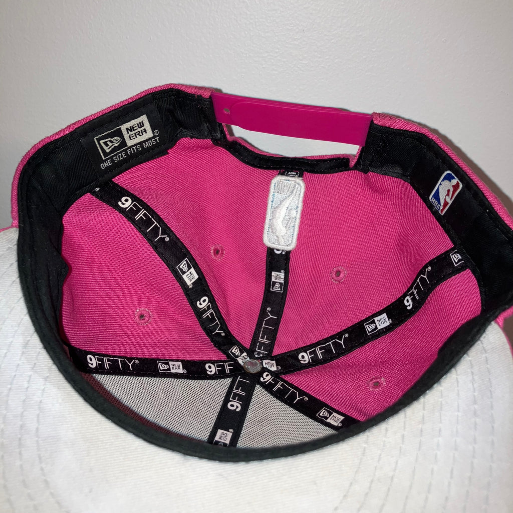 Miami Heat Pink Vice Script New Era Snapback Hat