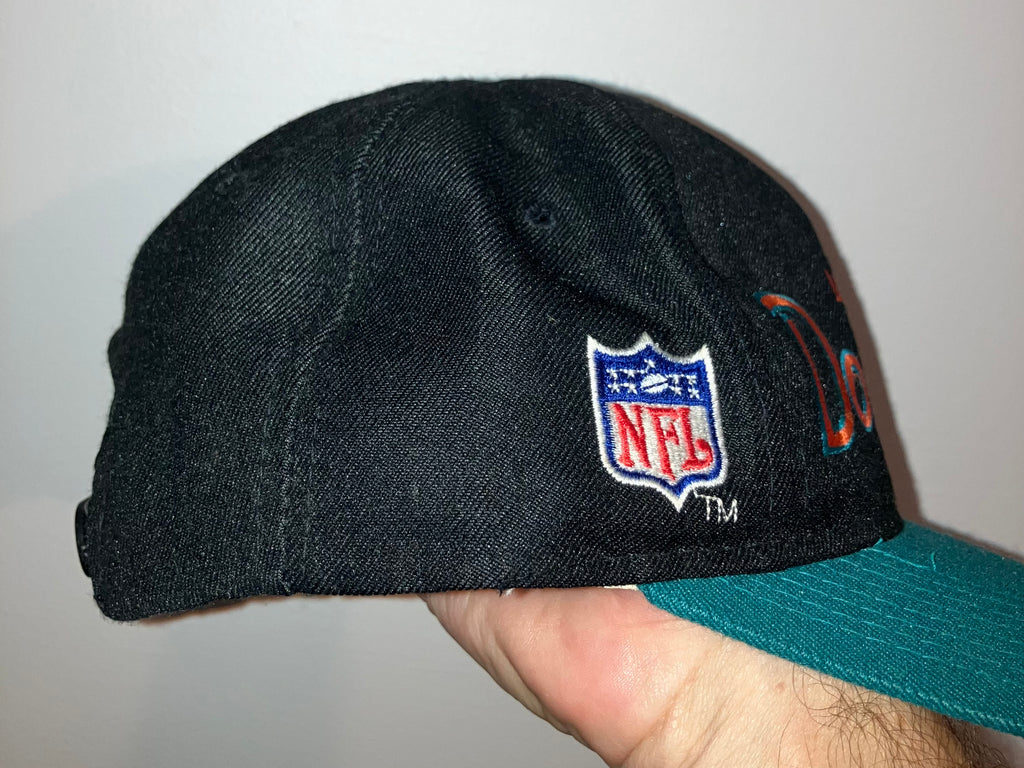 Miami Dolphins Sports Specialties Black Script Snapback Hat