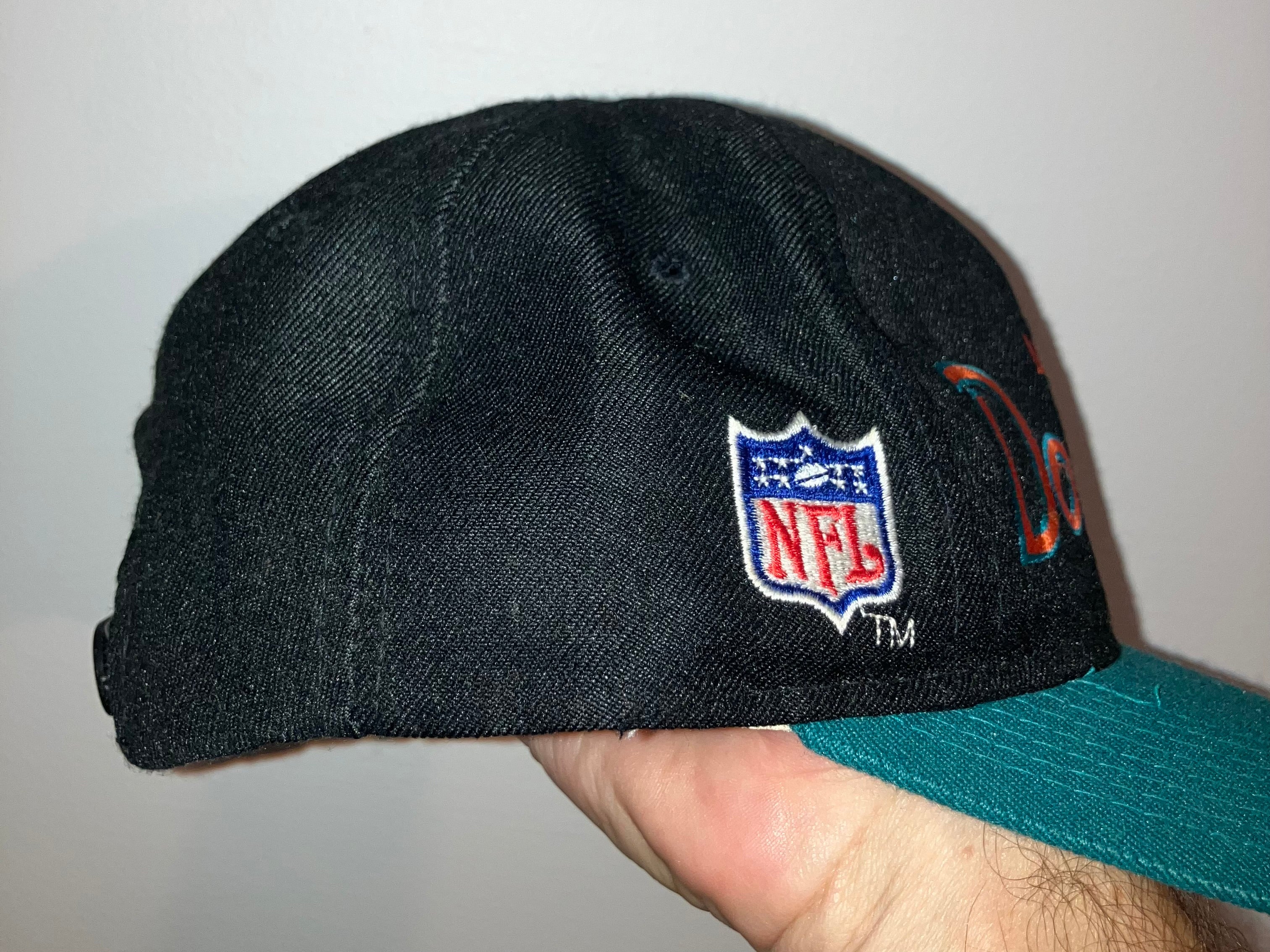 Miami Dolphins Sports Specialties Black Script Snapback Hat