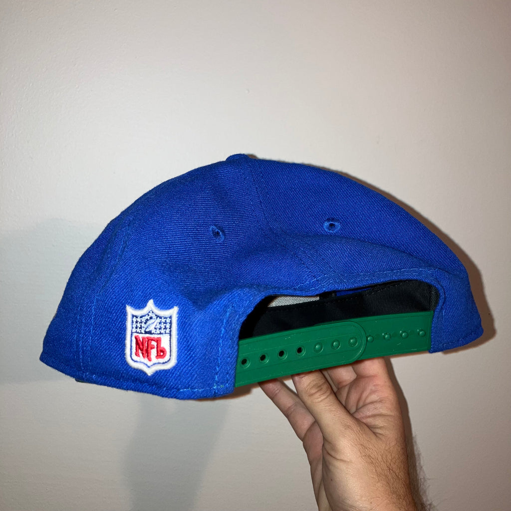 Seattle Seahawks Throwback New Era Blue Snapback Hat