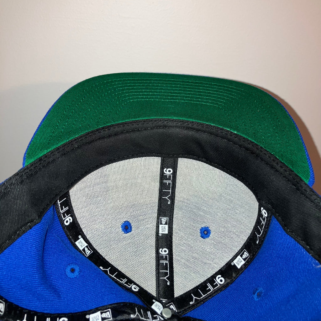 Seattle Seahawks Throwback New Era Blue Snapback Hat