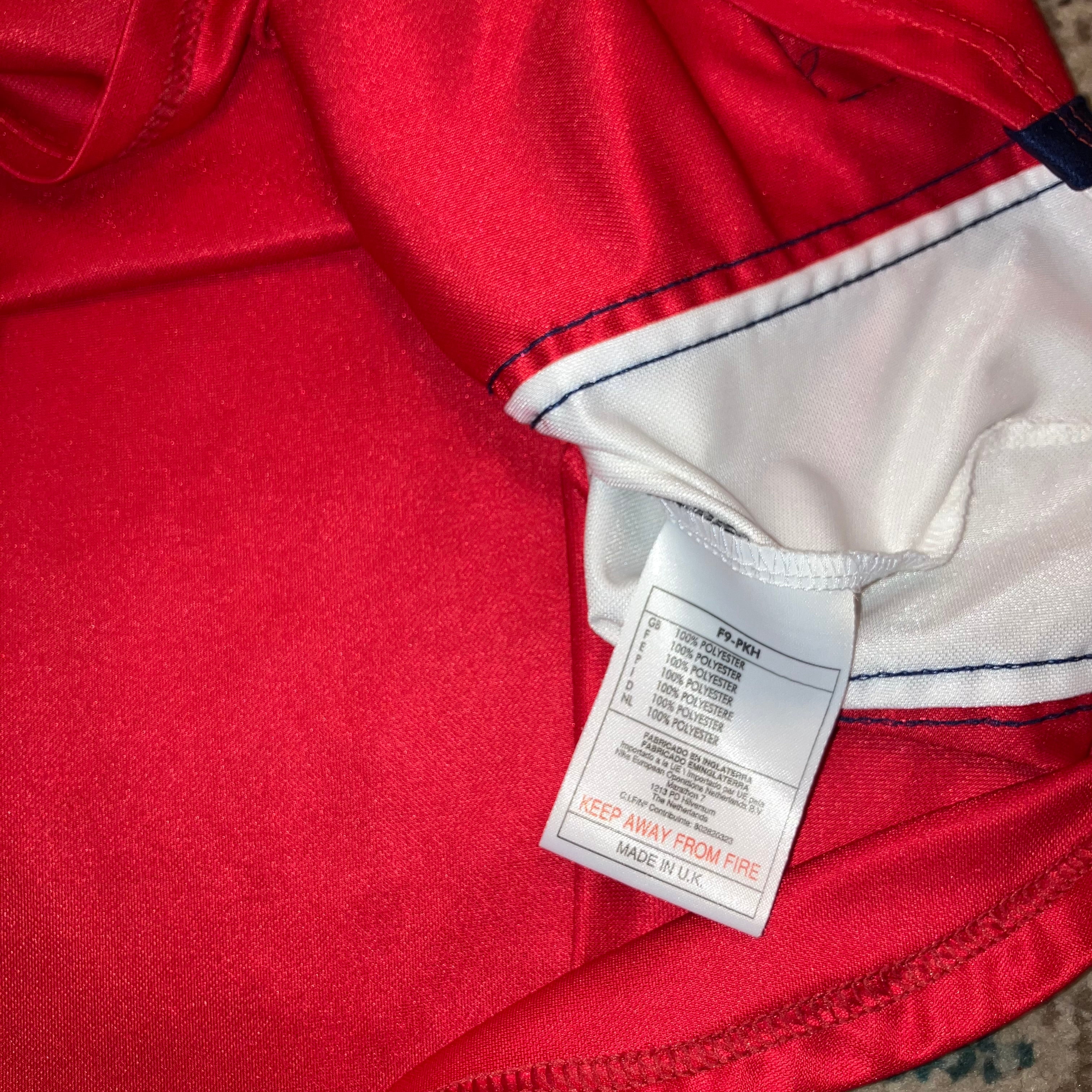 Arsenal 1999 Home Red Dreamcast Nike Jersey XL for Fans and