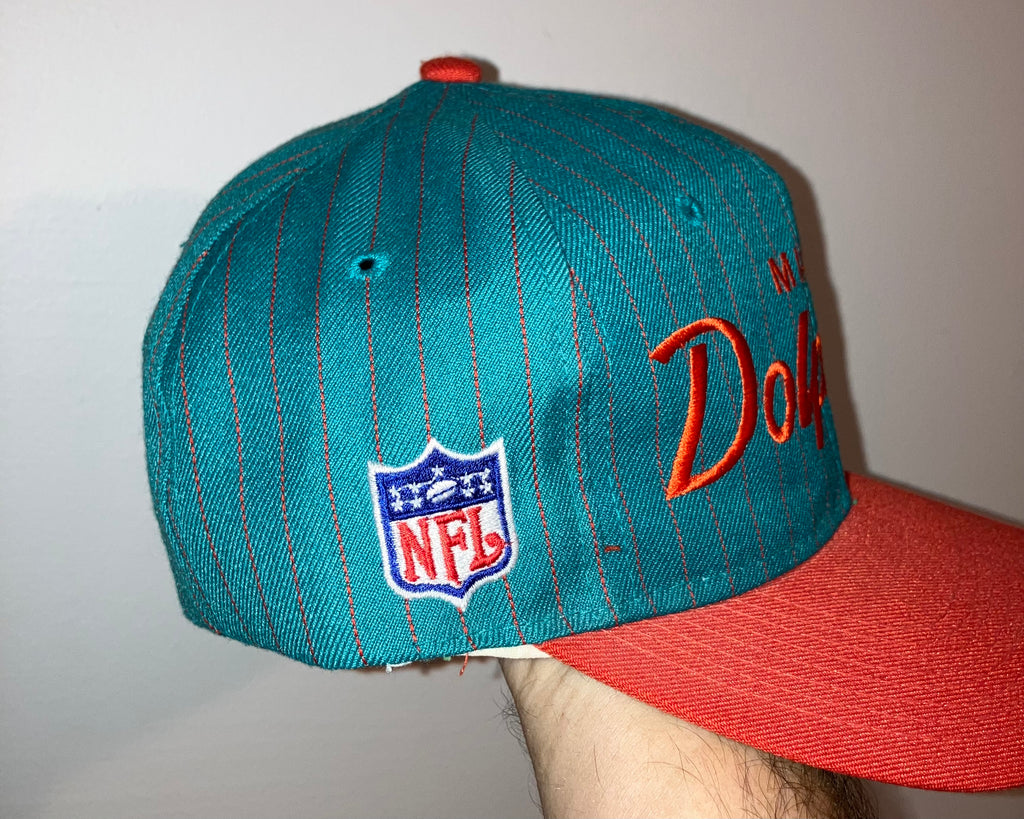 Miami Dolphins The Pro Sports Specialties Pinstripe Aqua Snapback Hat