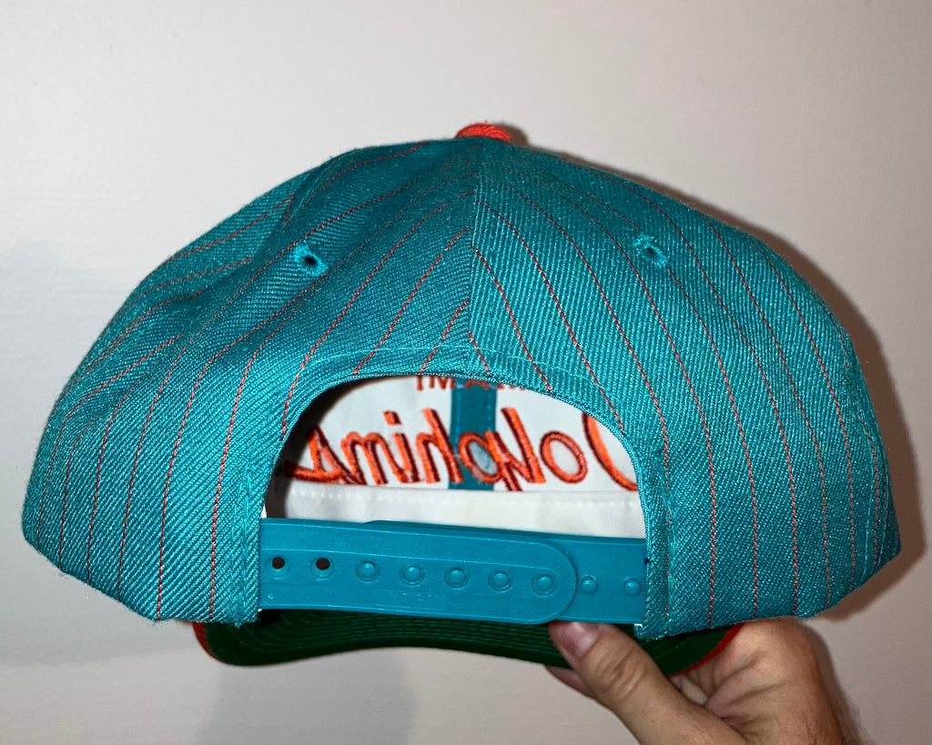 Miami Dolphins The Pro Sports Specialties Pinstripe Aqua Snapback Hat